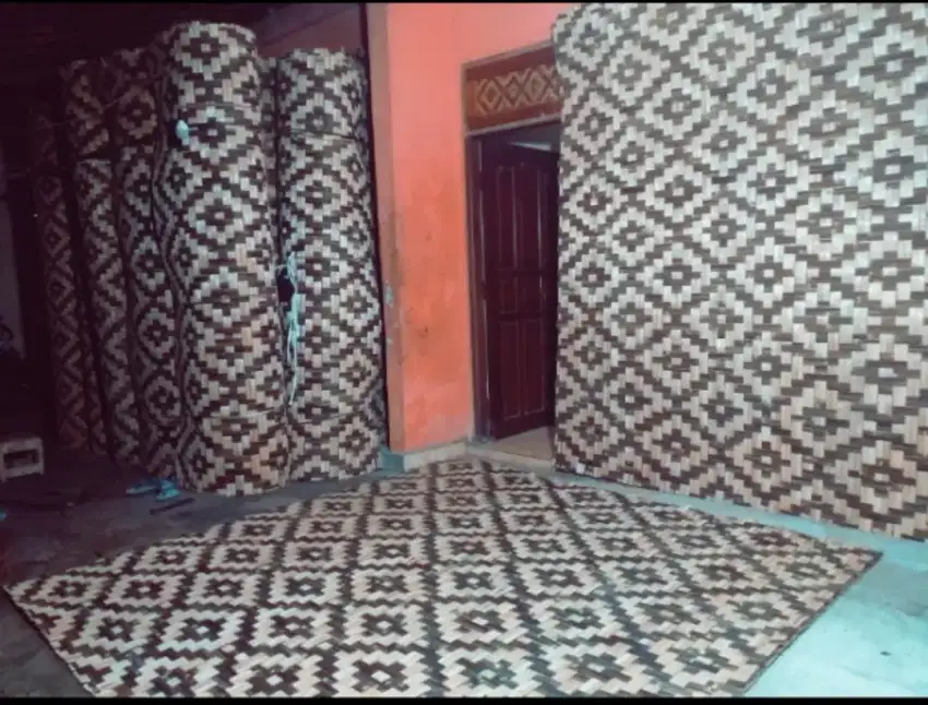 Anyaman Bambu /gedek motif