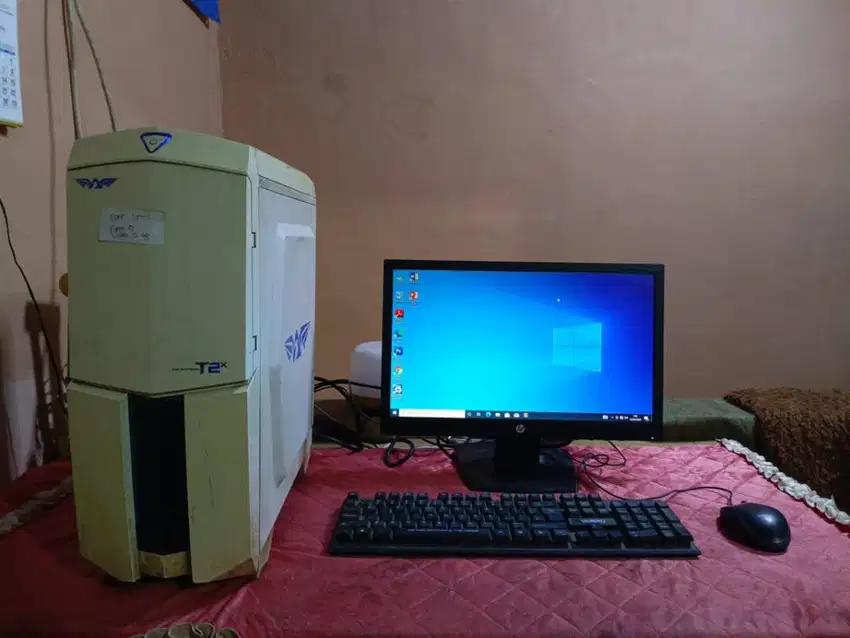 3 set komputer komplit  core i5 kesing gaming