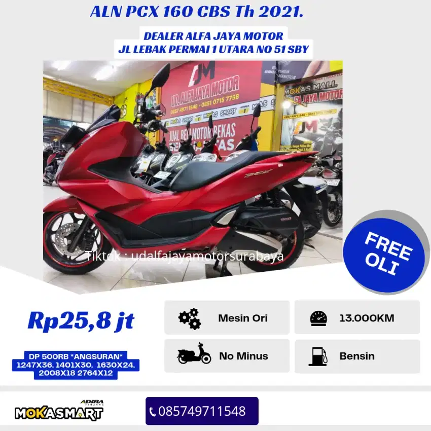 Unit pilihan/ ALN PCX 160 CBS TH 2021