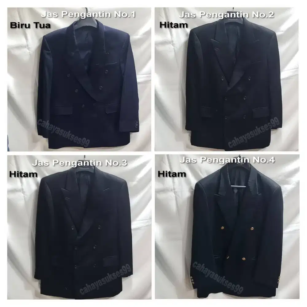 Jas Pengantin Blazer Jas Wedding Second Bahan Premium Halus Bagus