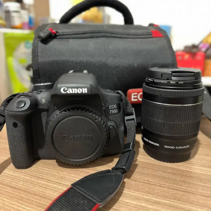 KAMERA CANON EOS 750D + LENSA KIT 18-55MM IS STM WIFI - CAMERA DSLR 4