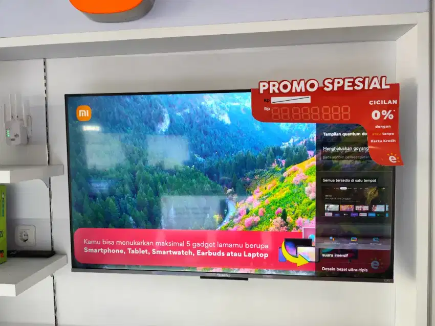 New Google Tv Xiaomi A Pro 2026 43 inch QLED, barang baru masih segel.