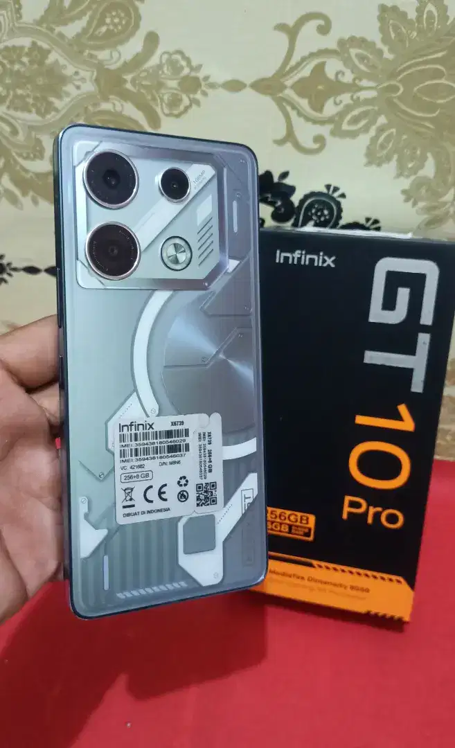 Infinix GT 10 Pro 5G 8/256 Resmi Fullset Normal 98% Mulus