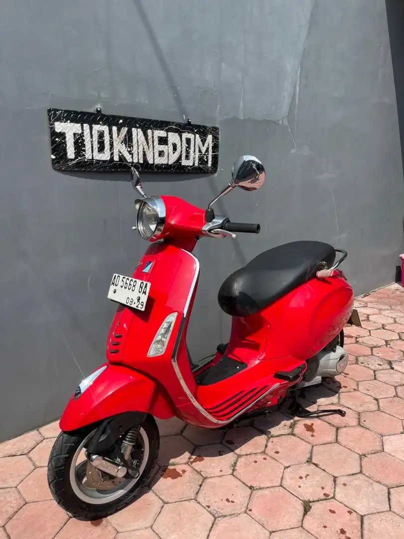 Vespa matic sprint iget facelift plat AD asli