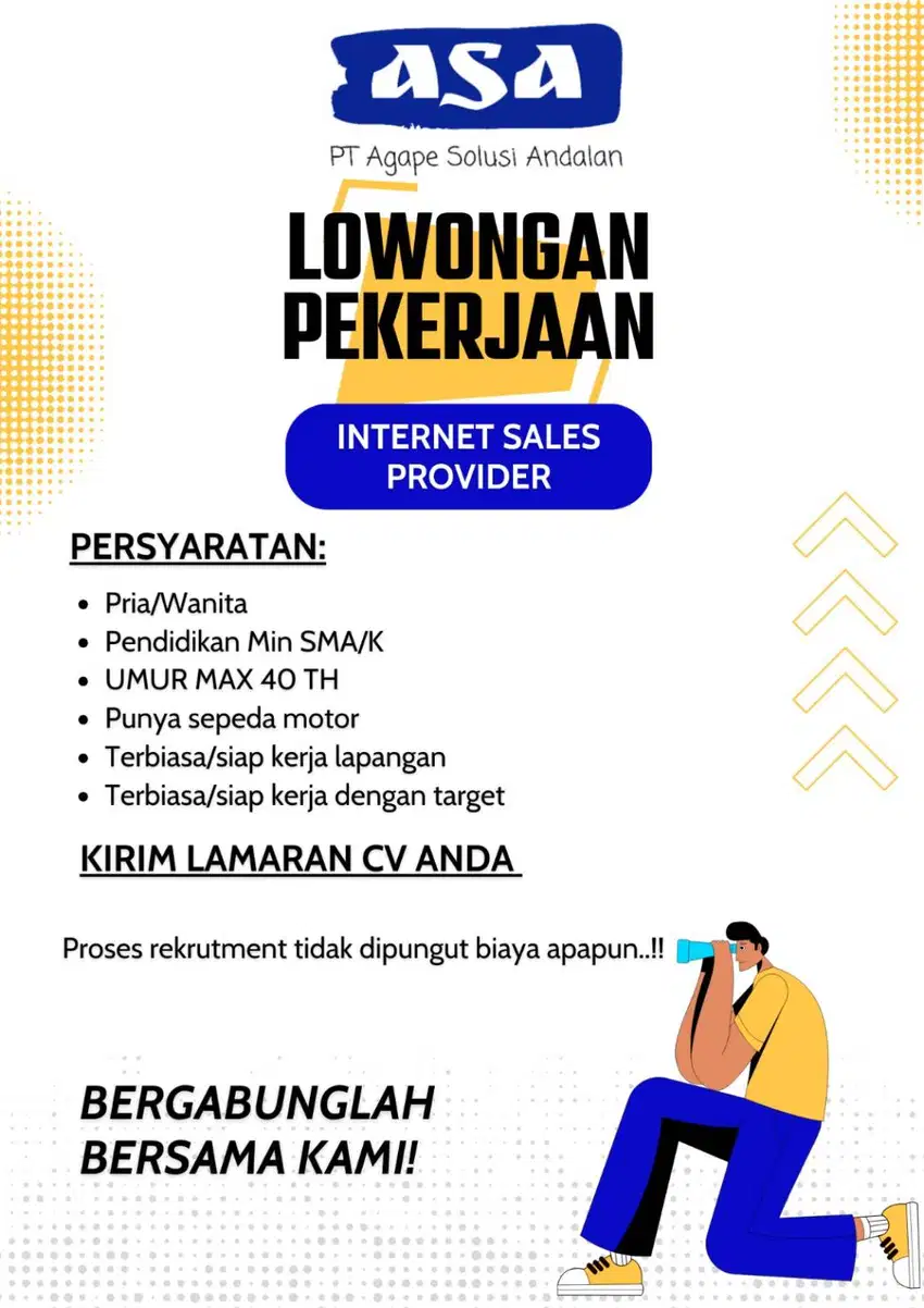Marketing Wifi Internet Sales Provider (Caringin)