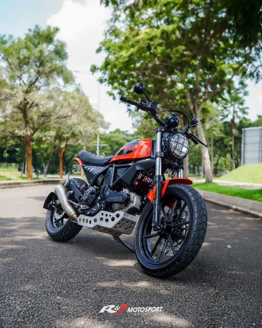 (Full Paper) Ducati Scrambler 400 Nik 2017 Knalpot Gp Pro KM 5.000an
