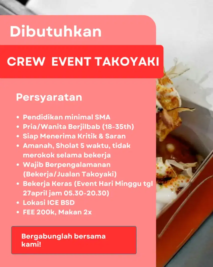 LOKER EVENT TAKOYAKI