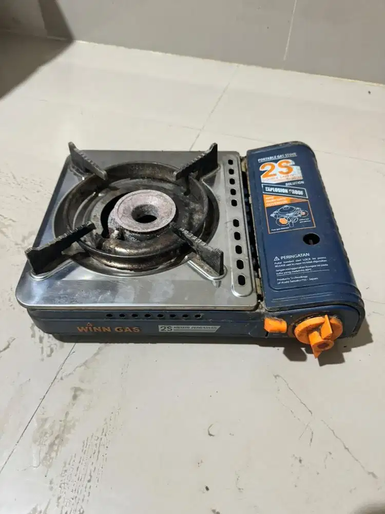 Kompor Gas 1 Tungku Merk Winn Gas no minus masih bagus dan normal
