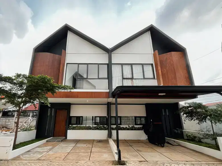 RUMAH SCANDINAVIAN SISA 2 UNIT LAGI DALAM CLUSTER ONE GATE SYSTEM