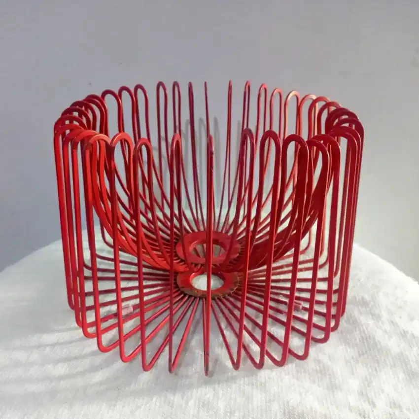 Vintage Keranjang Buah IKEA 1990s by Ehlen Johansson • Red Fruit Bowl