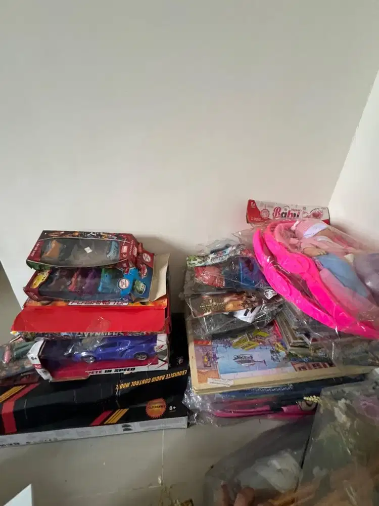 Cuci Gudang Borongan Barang Mainan Anak macam-macam Barang Baru semua