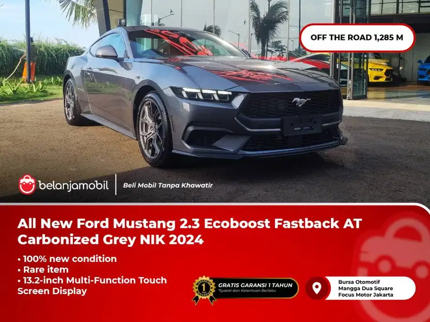 [NEW] Ford Mustang 2.3 Ecoboost Fastback AT Carbonized Grey 2024/2025