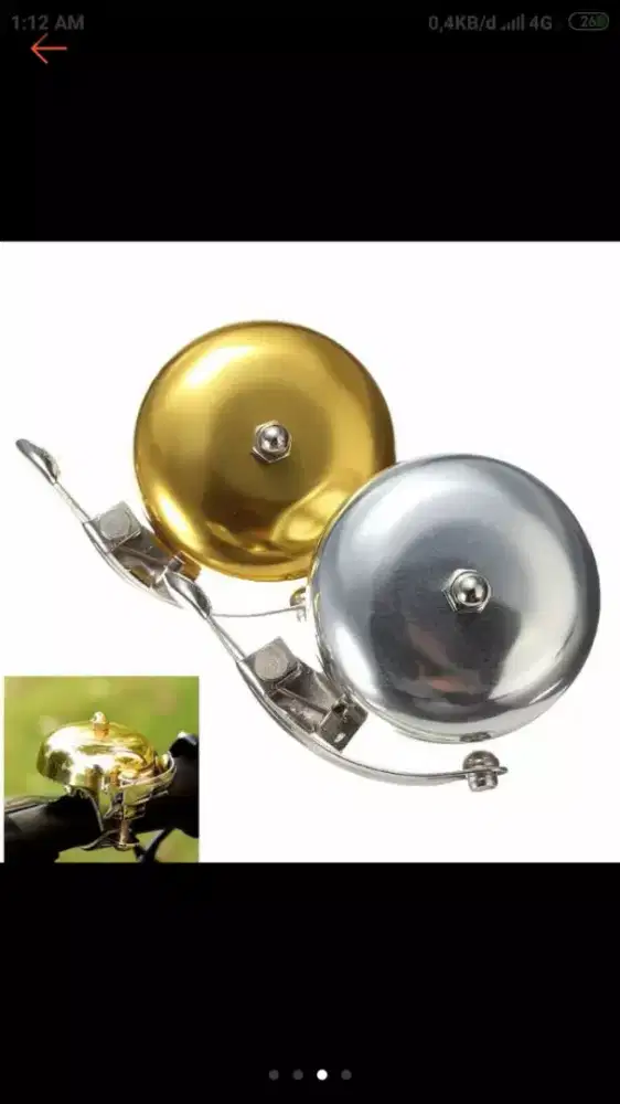 Bel/klakson sepeda Retro Jadul suara nyaring kencang lantang tempodulu