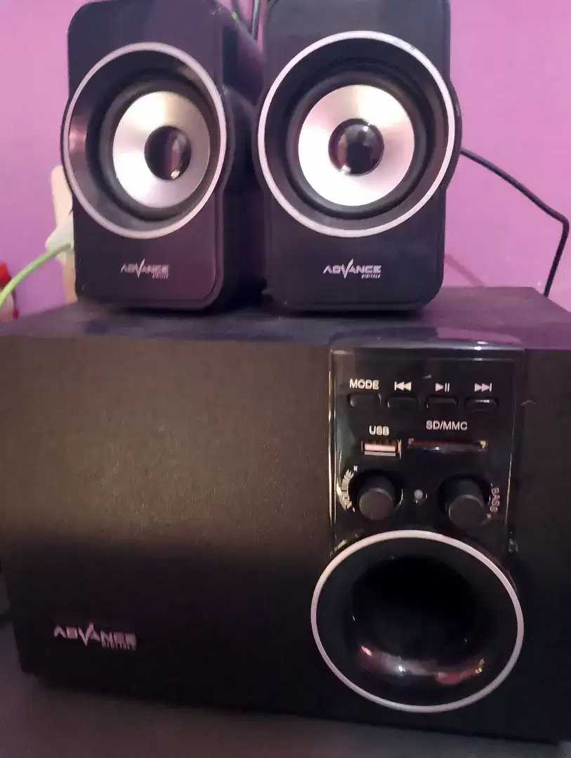 Advance speaker baru 2 bulan an dipakai