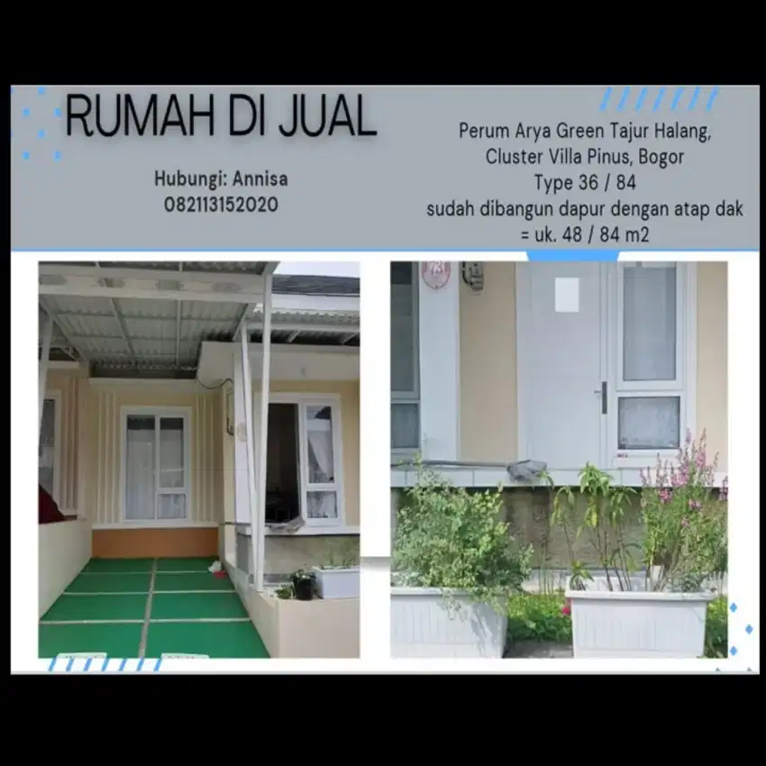 JUAL RUGI, RUMAH TINGGAL, HARGA MURAH, MASIH BISA NEGO