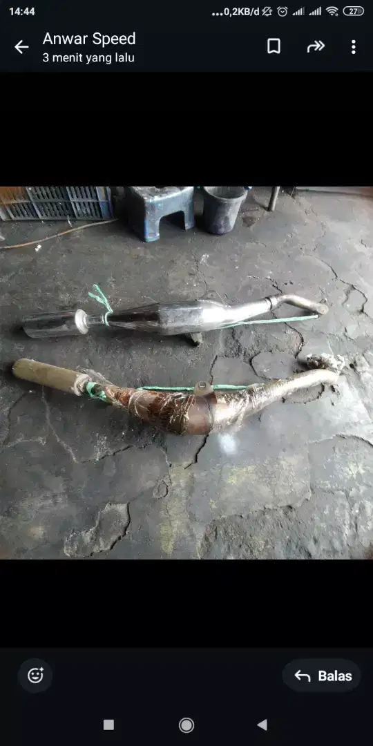 Di jual knalpot V-R