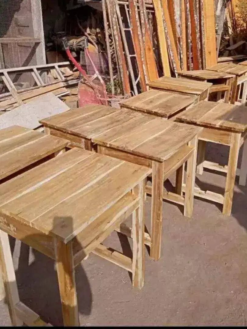 Meja set sekolah singgel / doubel