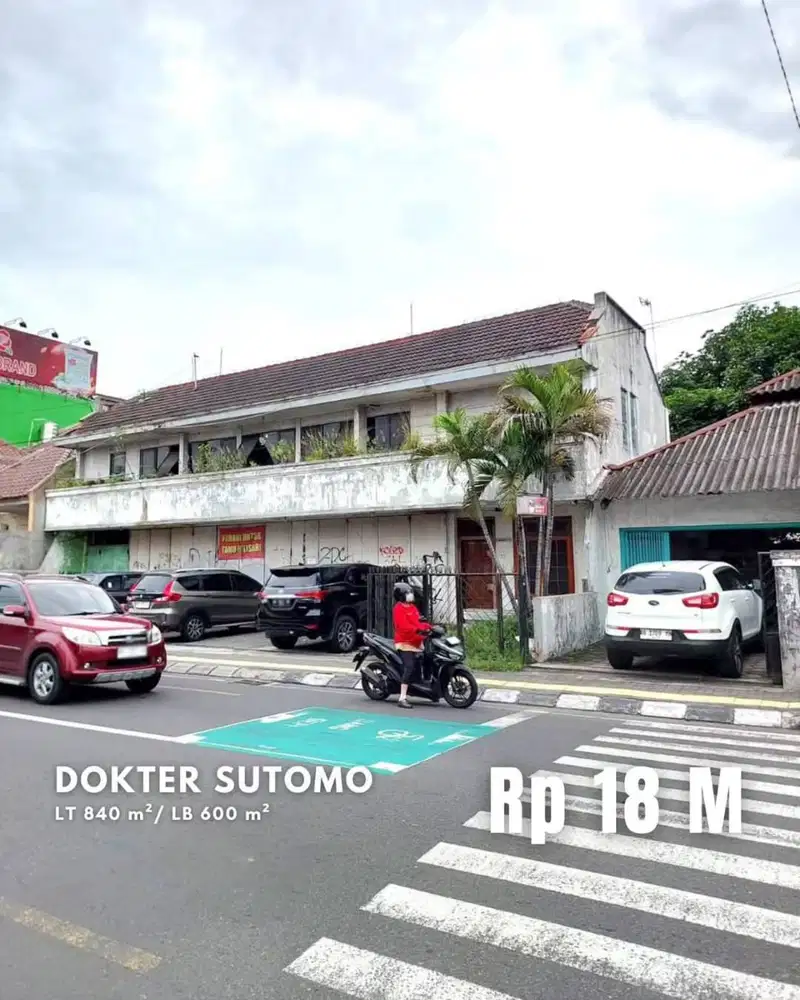 Dijual Ruko Strategis Tengah Kota di Jalan Dokter Sutomo Yogyakarta