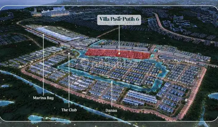 Dijual Kavling Villa Pasir Putih 6 Uk 10x25 Hadap Utara