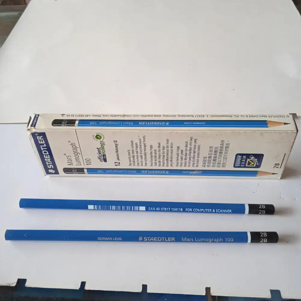 Pensil Staedtler 2B – Asli & Tajam