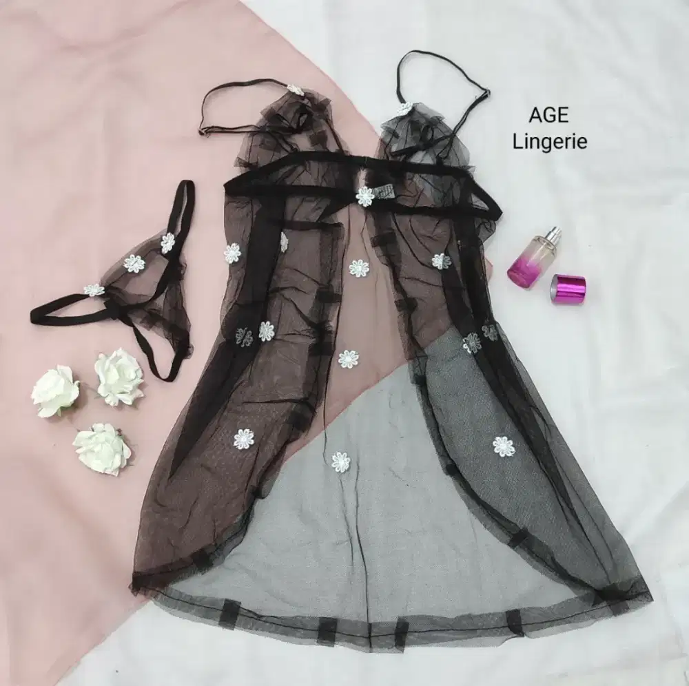 Lingerie seksi bunga