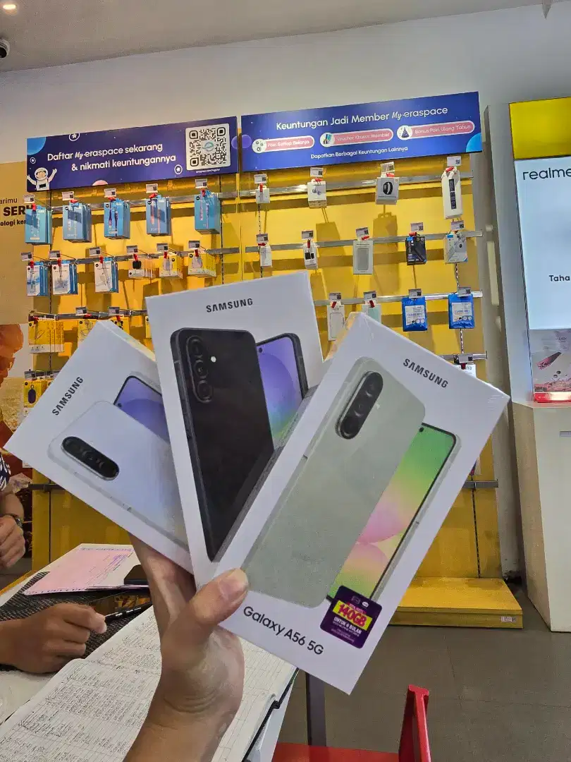 SAMSUNG A56 5G GARANSI RESMI ( KREDIT DP 0 )