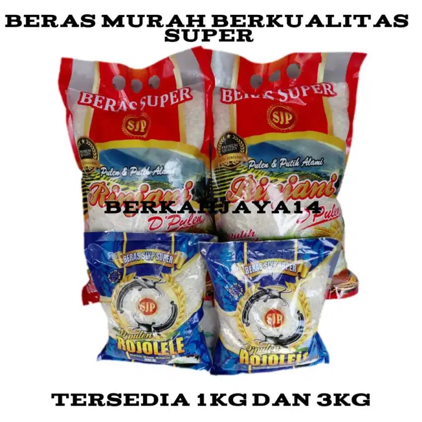 Beras murah 1 kg & 3 kg