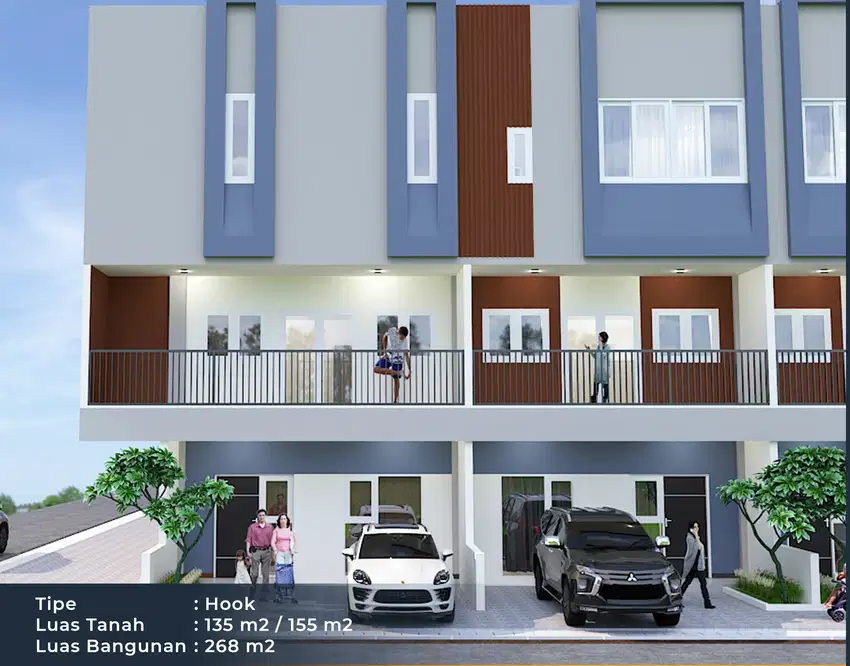 Gading Center Tipe 268 (Hoek A)