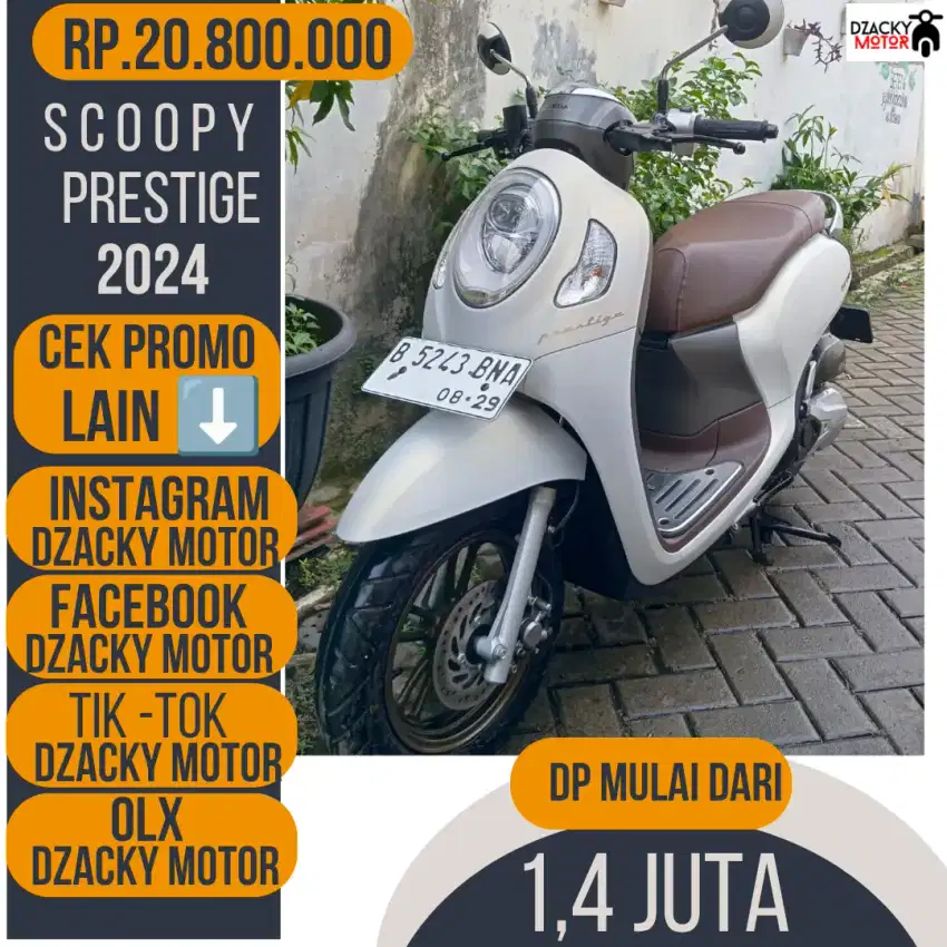 ALL NEW SCOOPY PRESTIGE 2024 SECOND LIKE NEW