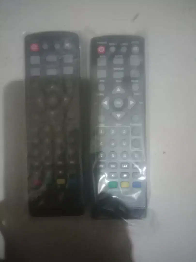 REMOTE SET TOP BOX & BATTERY AAA 2 PCS BARU PAKET LENGKAP MURAH GAN