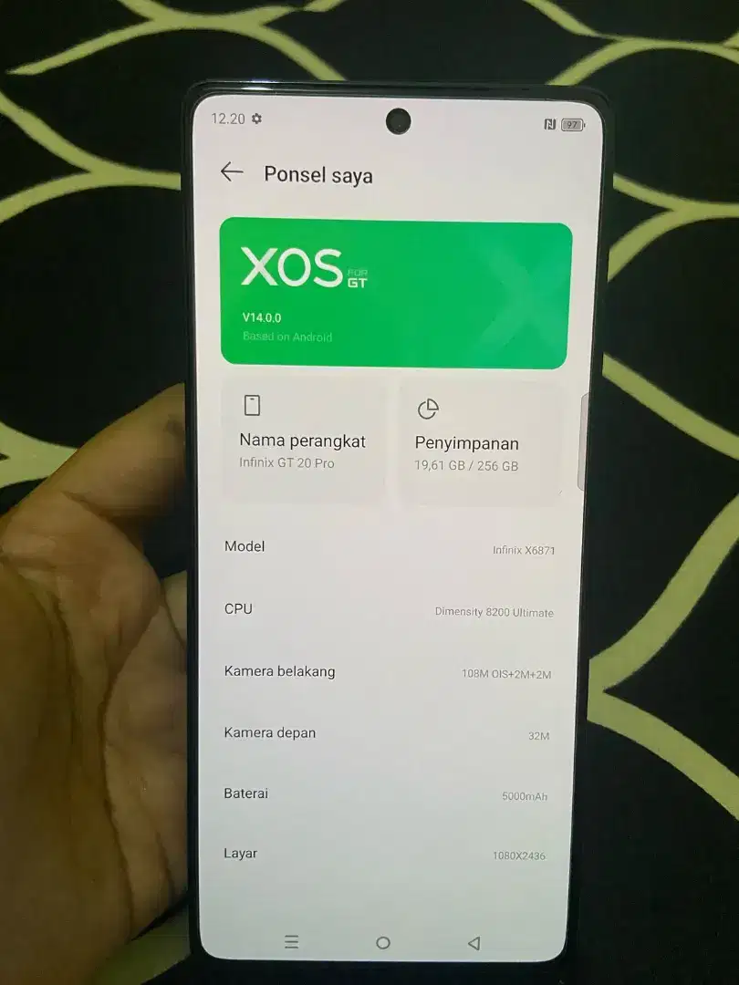 Infinix GT 20 Pro 12/ 256 GB