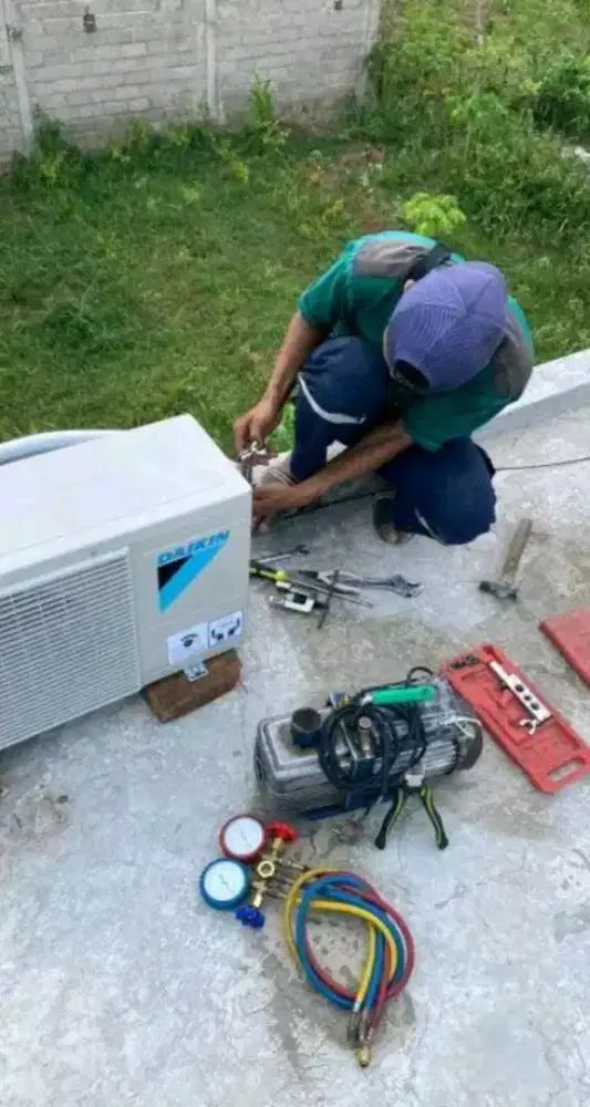 service ac kulkas mesin cuci pompa