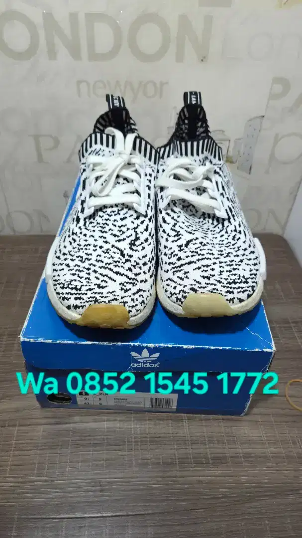 Adidas NMD R1 Sashiko White Zebra Original