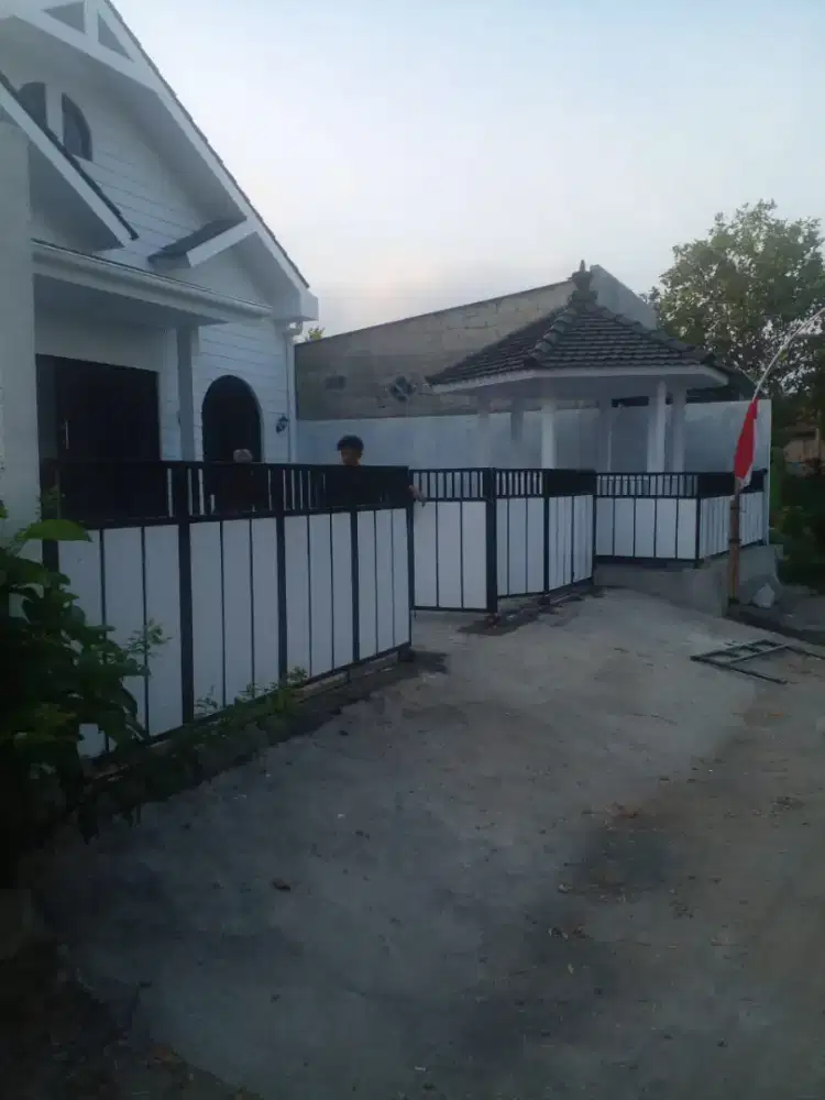 Pagar model lipat minimalis