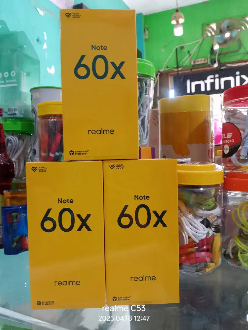 Realme NOTE 60X4+4/64 GB Garansi resmi dan segel ori