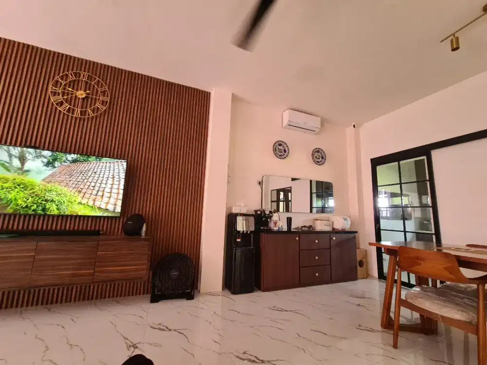 Rumah Scandinavian Minimalis Semi Furnish sangat terawat