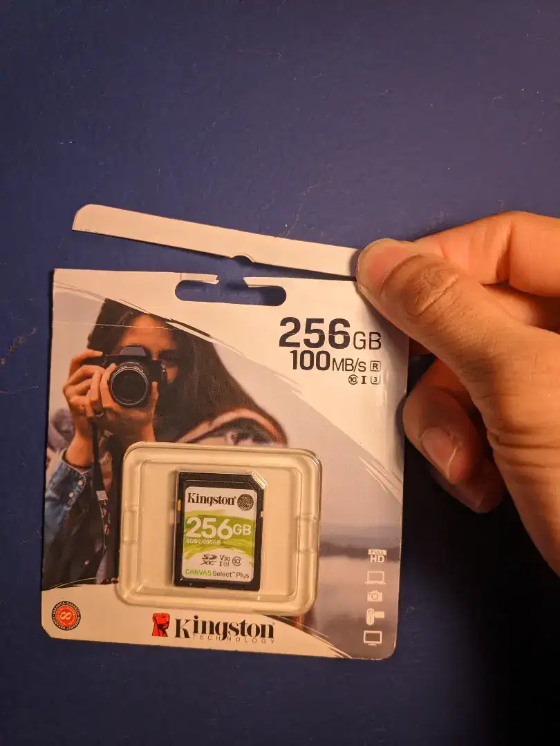 Kingston SD Card Canvas Select Plus Class 10 SDXC 256gb