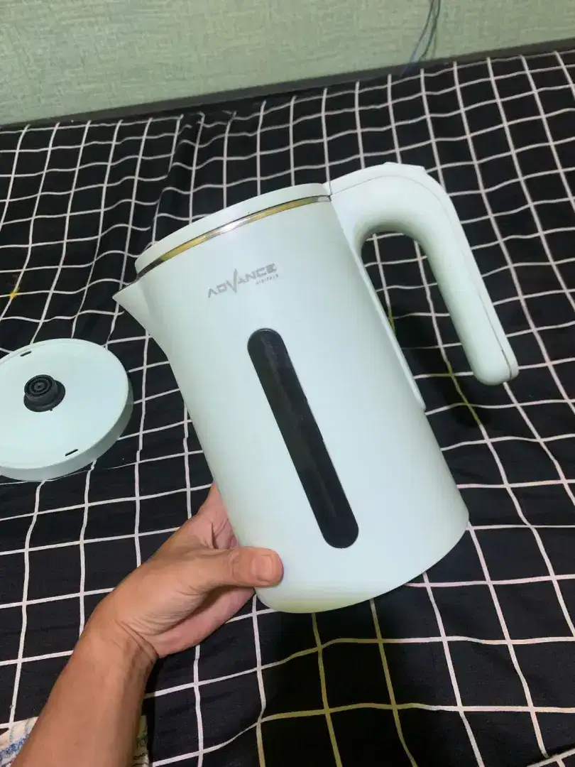 Teko listrik pemanas air merk advance bagus mulus 1,8 liter