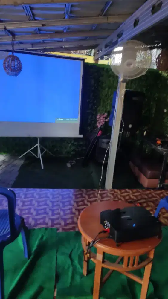 Pusat sewa rental proyektor infocus projector screen sound jabotabek