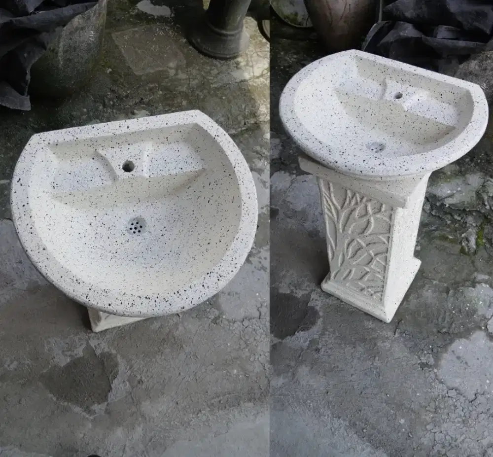 Wastafel cuci tangan melayani pesan antar bayar ditempat