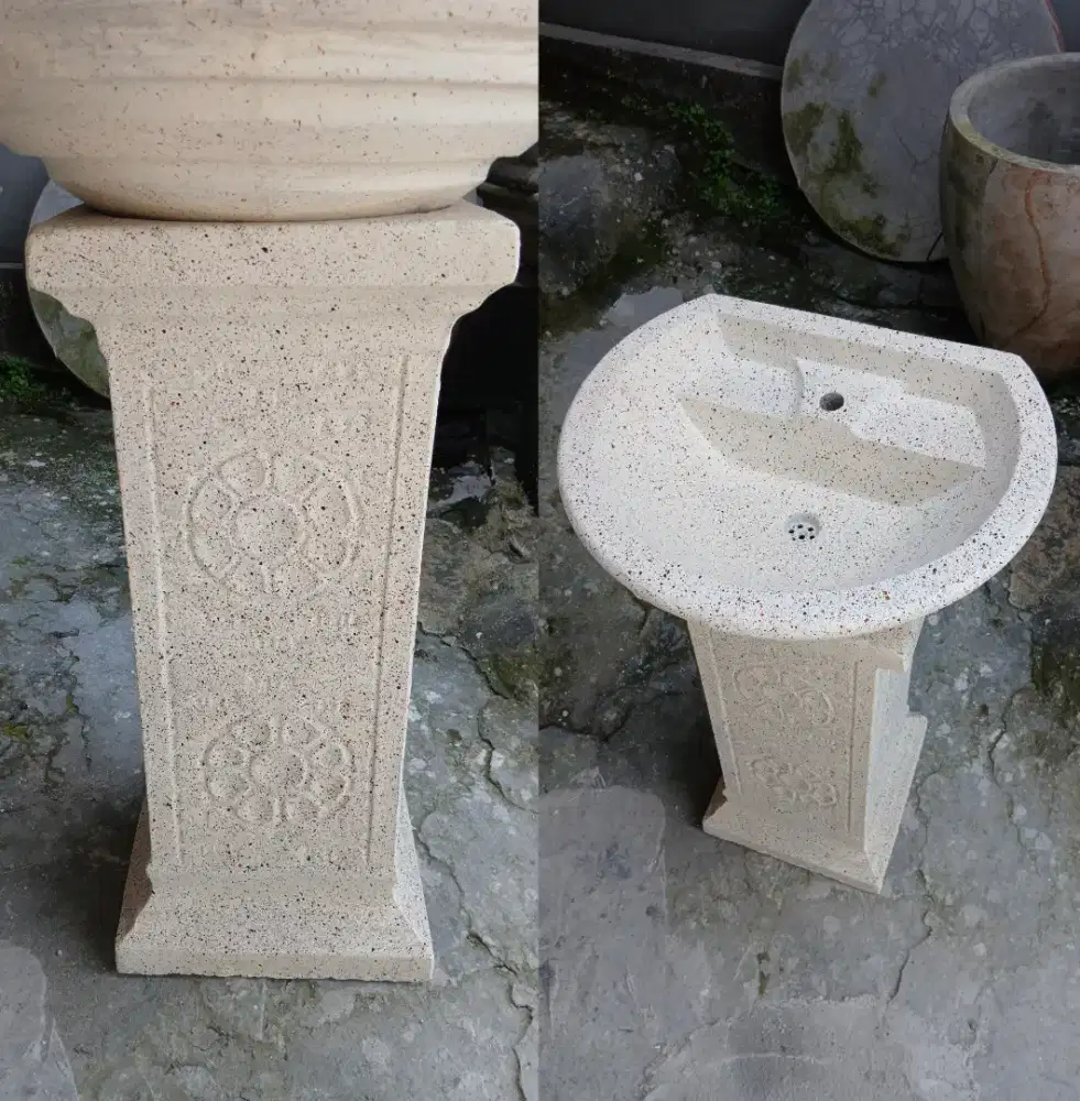 Wastafel cuci tangan melayani pesan antar bayar ditempat