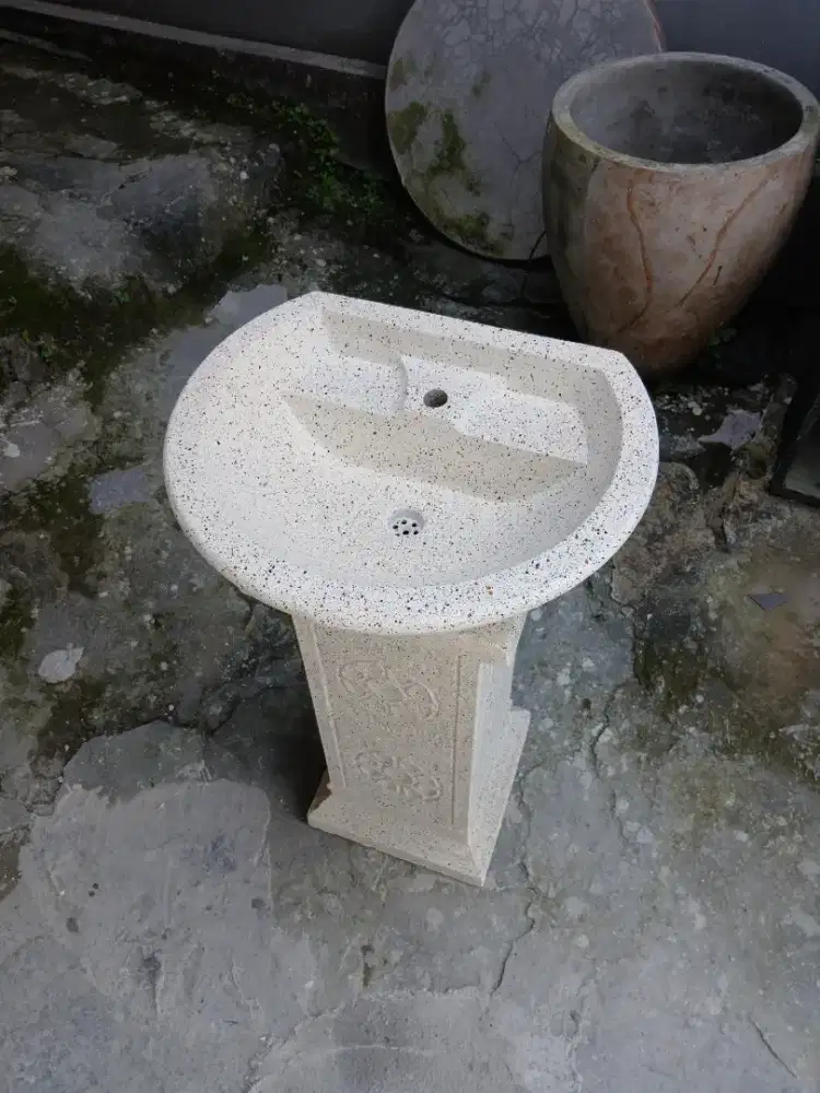 Wastafel cuci tangan melayani pesan antar bayar ditempat