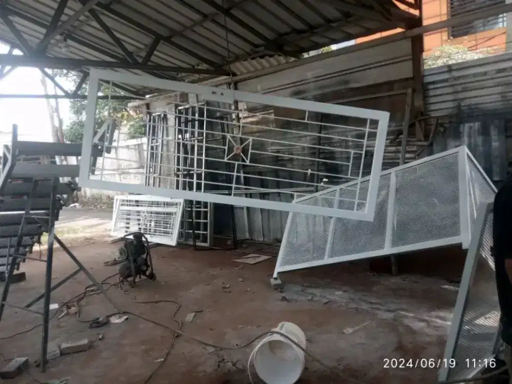 Kanopi las besi pagar teralis balkon dll