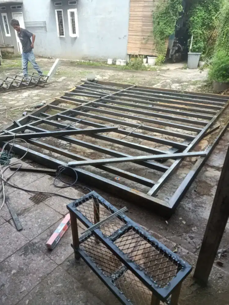 Kanopi las besi pagar teralis balkon dll