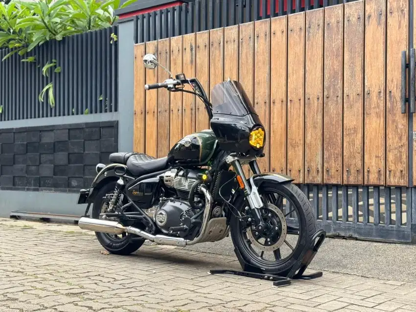ROYAL ENFIELD SUPER METEOR 650 MODIF FULL PAPER ISTIMEWA HARLEY VULCAN
