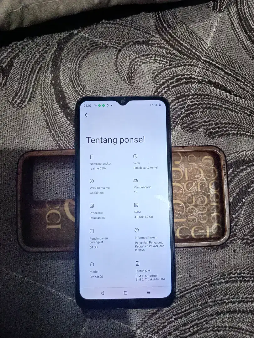 Realme c30s 4/64 mahar aja 600 net not lok Jakpus..