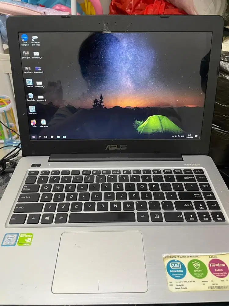 Laptop Asus A456U Ram 4gb i5- 7200 Hdd 1tb