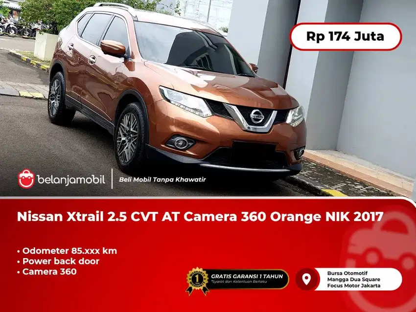 [ CAMERA 360 ] Nissan Xtrail X-Trail 2.5 CVT AT Orange 2017 2018