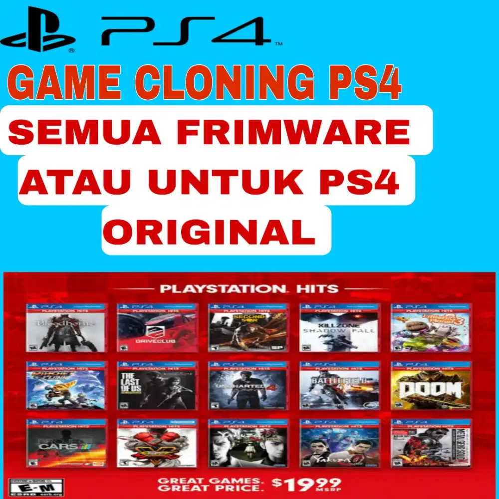 GAME CLONING PS4 ORI