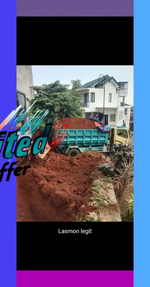 Tanah merah puing urug murah